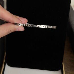 Mantraband “have courage and be kind” cuff bracelet